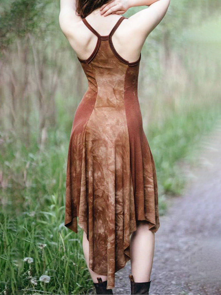Pixie Corset Tie-dye Dress