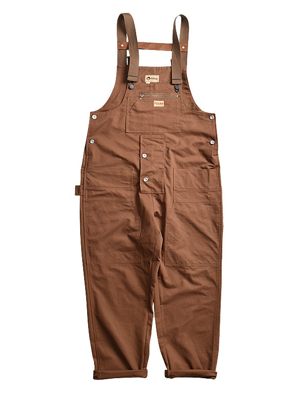 Men's Casual Multi-Pocket Cargo Overalls