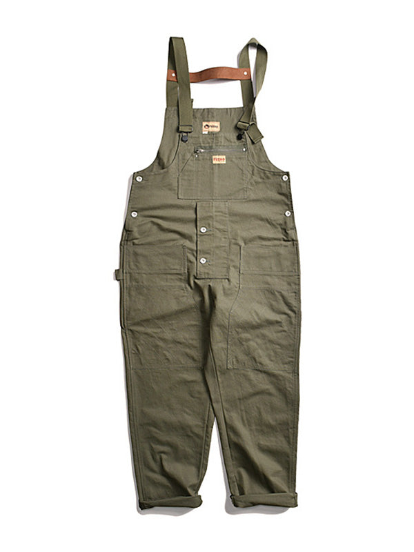 Men's Casual Multi-Pocket Cargo Overalls