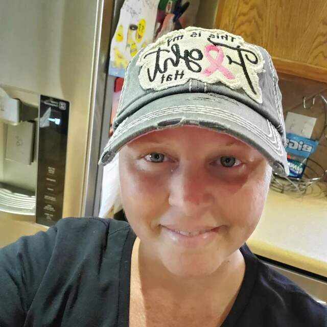 This is My Fight Hat Embroidery Distressed Pink Ribbon Baseball Cap