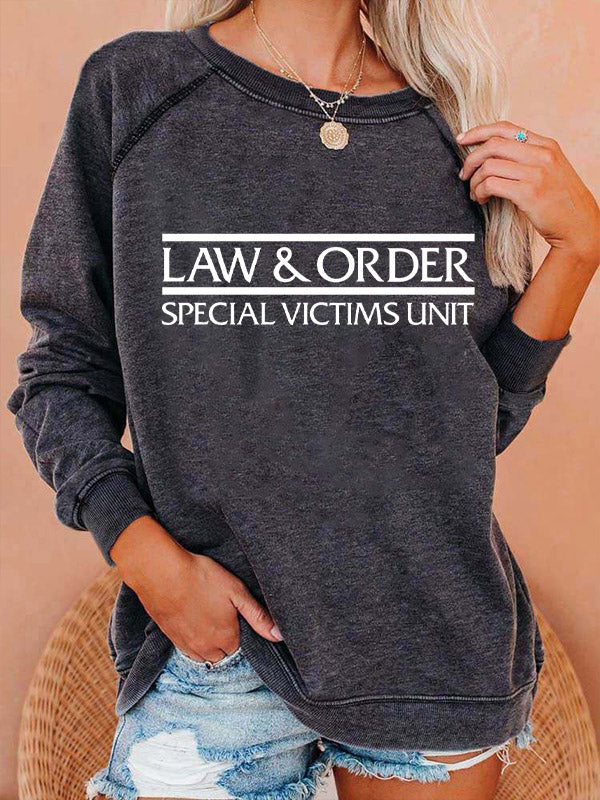 Law & Order Special Victims Unit Washed Sweatshirt