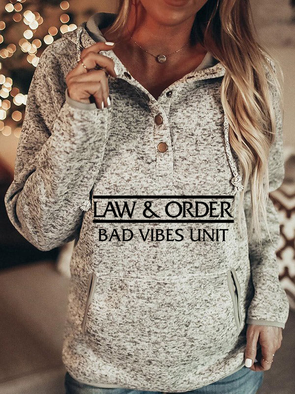 Law & Order Bad Vibes Unit Hoodie Sweater