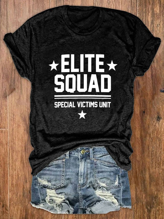 Law & Order SVU Elite Squad Crew Neck T-shirt