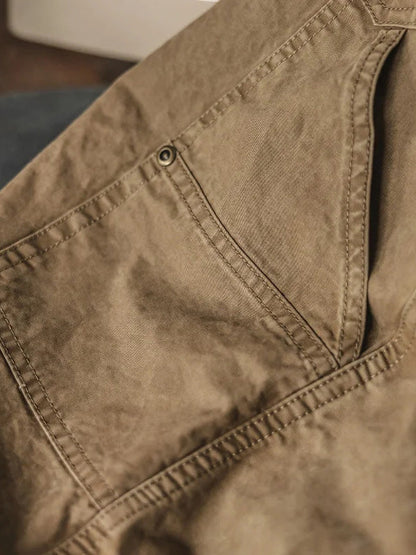 Men's American Washed Distressed Cargo Pants