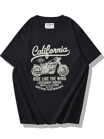 Vintage Motorcycle Print Men's Classic T-shirt