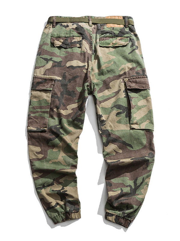 Men's Camouflage Cargo Pocket Sweatpants