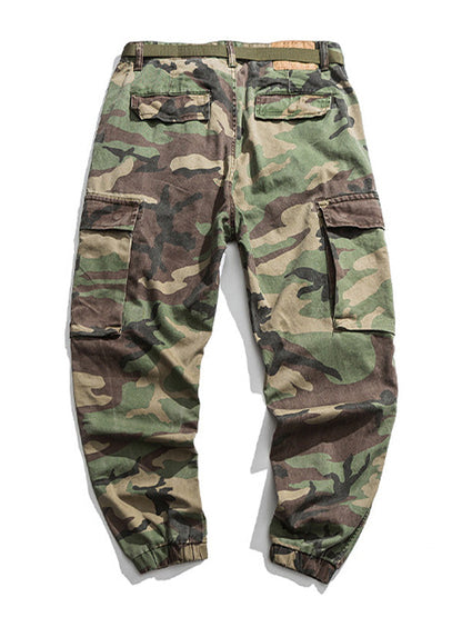 Men's Camouflage Cargo Pocket Sweatpants