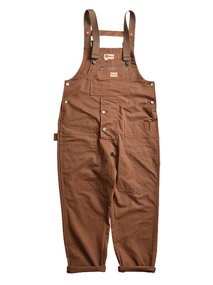 Men's Casual Multi-Pocket Cargo Overalls