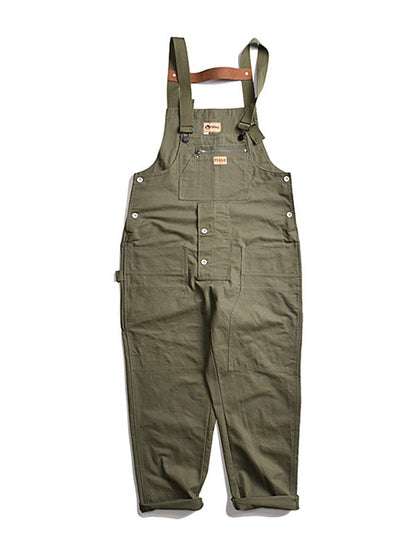 Men's Casual Multi-Pocket Cargo Overalls