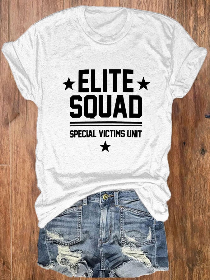 Law & Order SVU Elite Squad Crew Neck T-shirt
