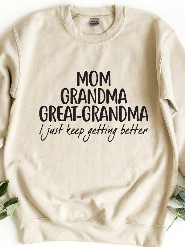 Mom Grandma Great-Grandma Cozy Sweatshirt