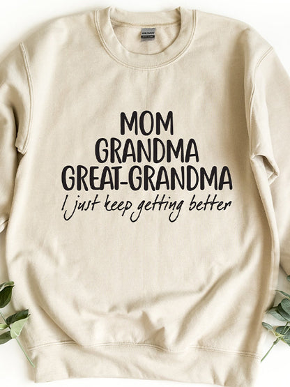 Mom Grandma Great-Grandma Cozy Sweatshirt