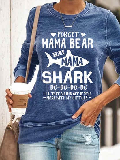 Mama Shark Cozy Sweatshirt