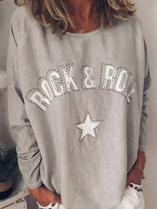 Rock & Roll Crew Neck T-shirt