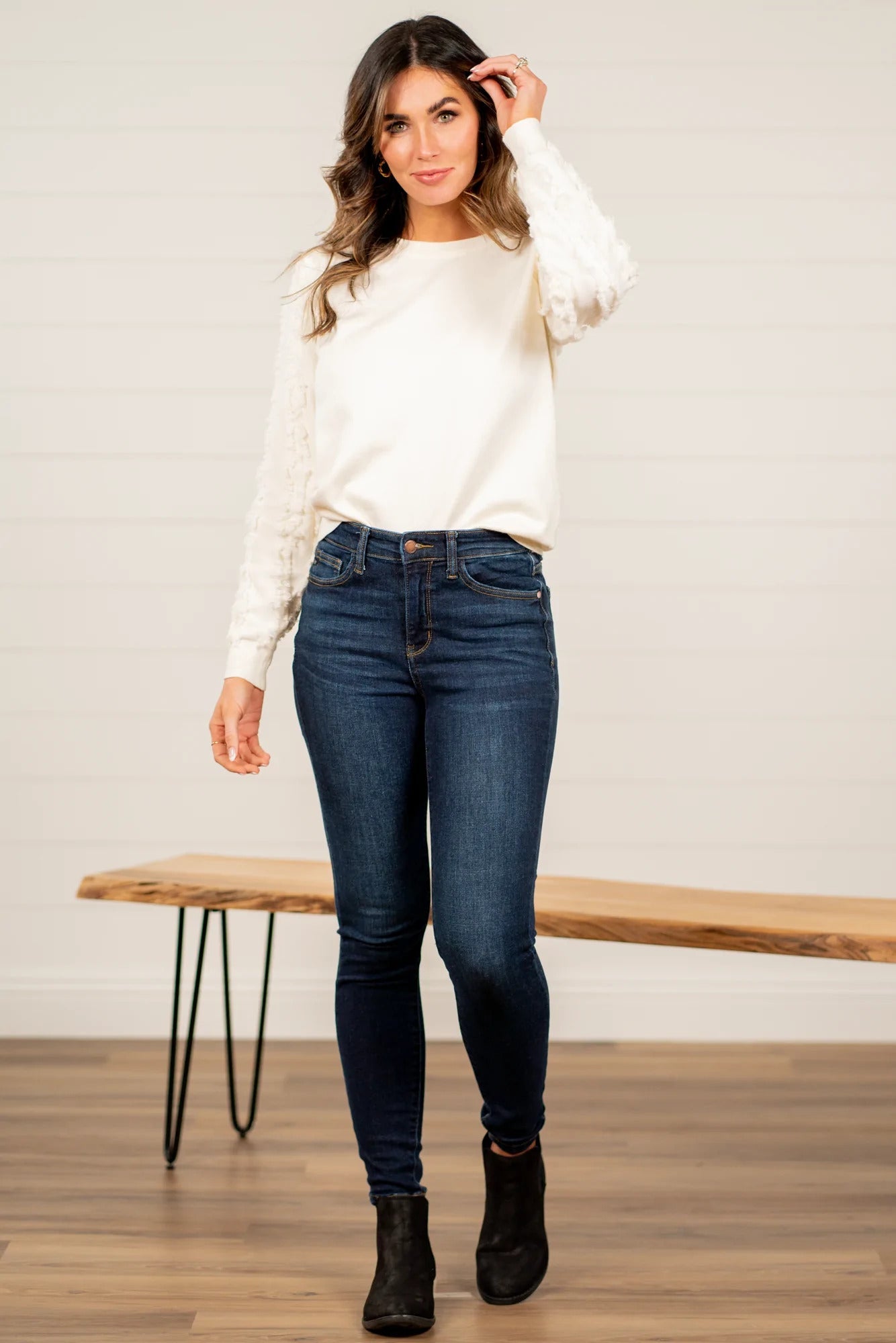 Ultra Stretch High Rise Skinny Jeans