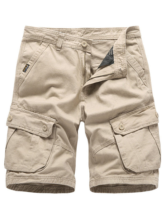 Men's Loose Cargo Shorts with 6 Pockets
