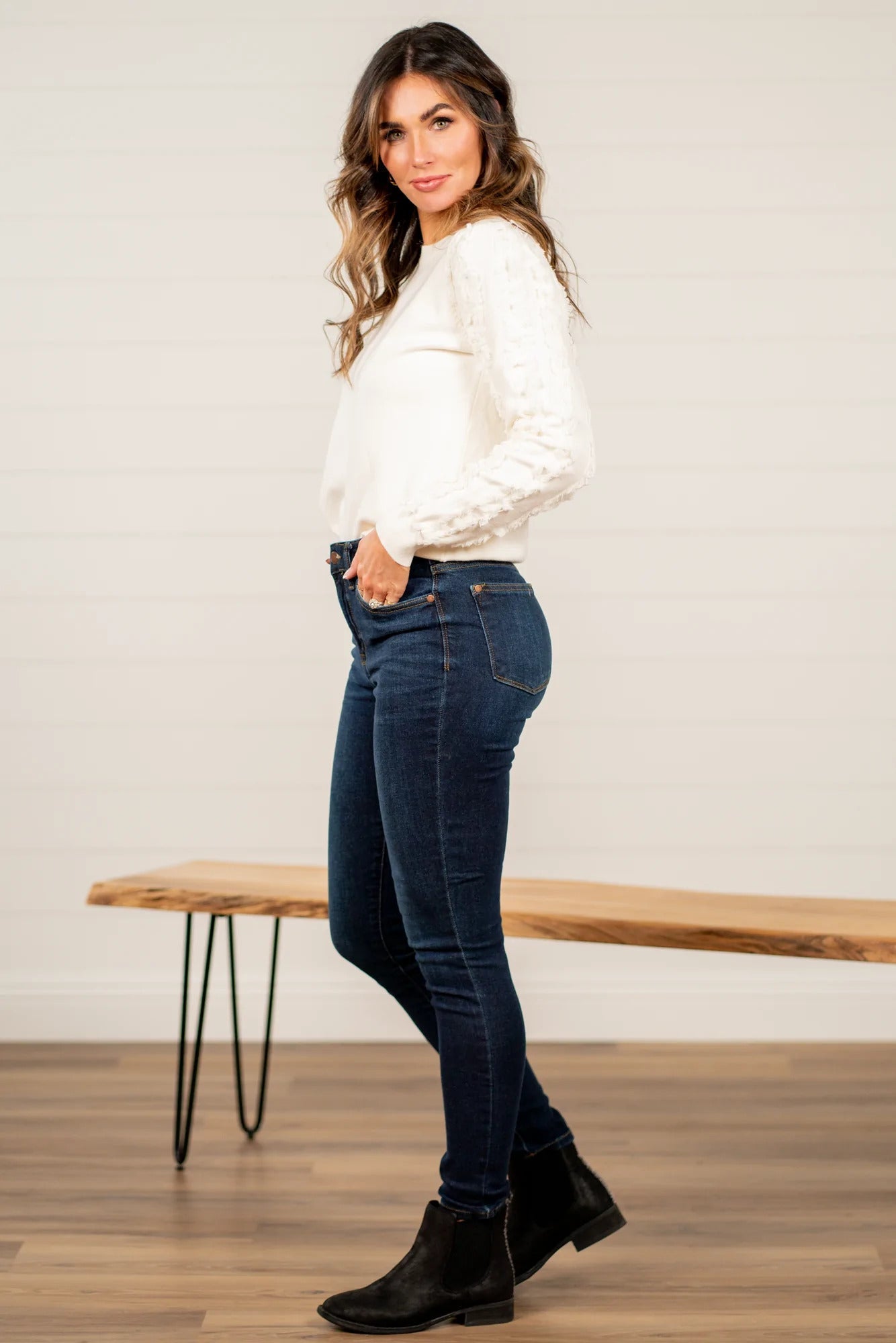 Ultra Stretch High Rise Skinny Jeans