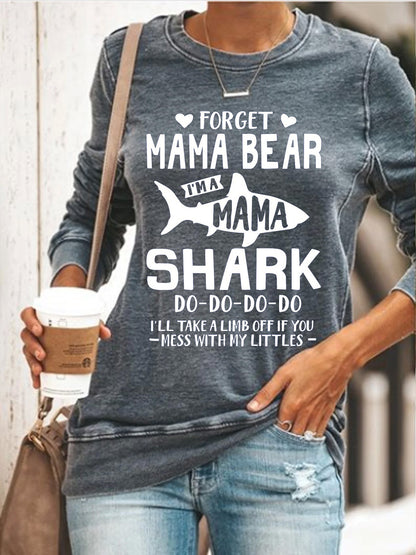 Mama Shark Cozy Sweatshirt