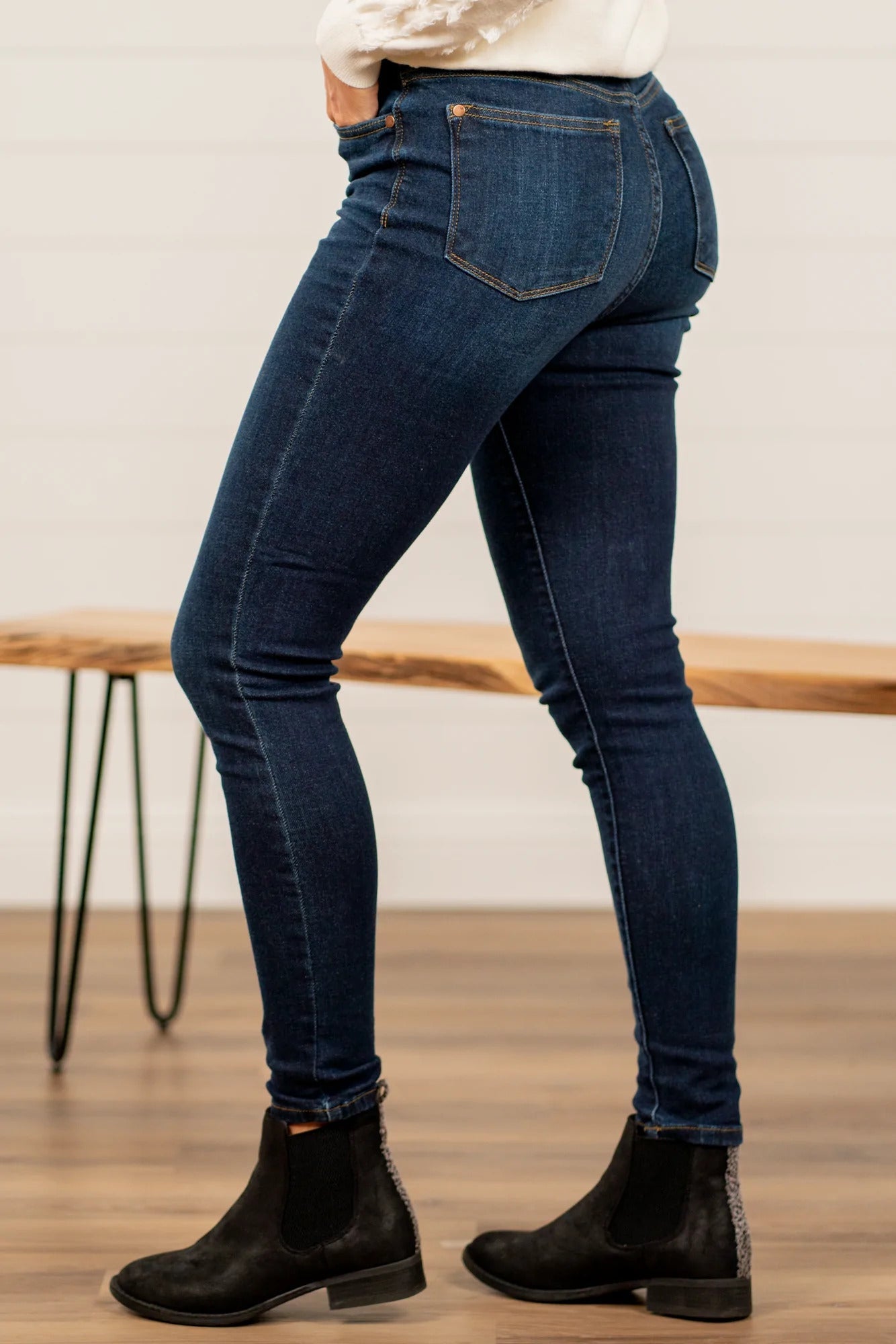 Ultra Stretch High Rise Skinny Jeans