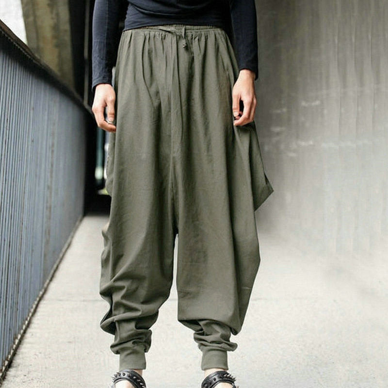 Unisex Vintage Loose Harem Pants