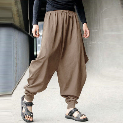 Unisex Vintage Loose Harem Pants
