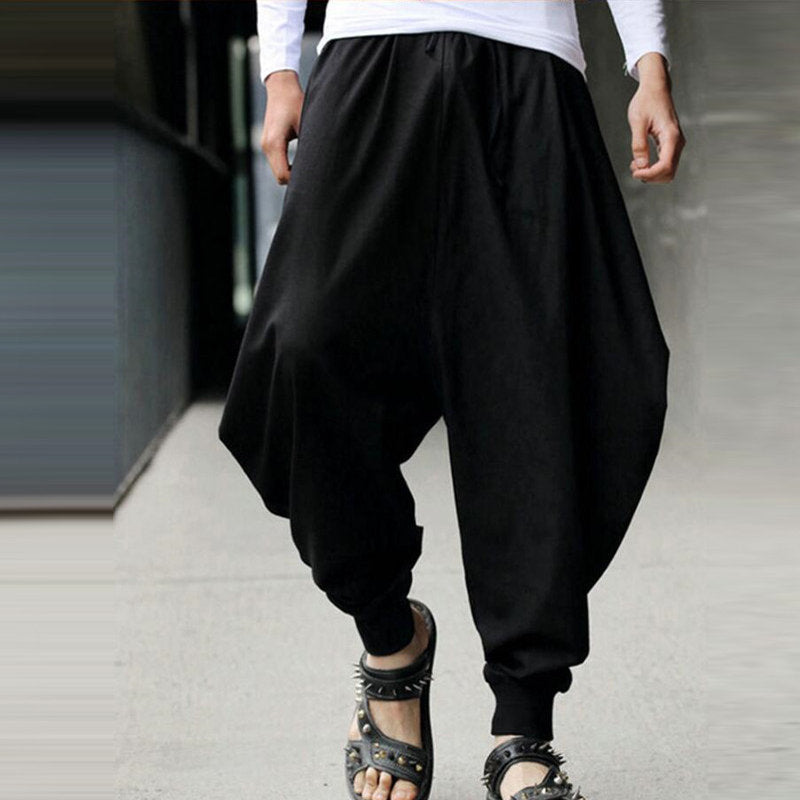 Unisex Vintage Loose Harem Pants