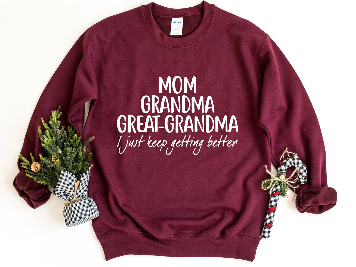 Mom Grandma Great-Grandma Cozy Sweatshirt